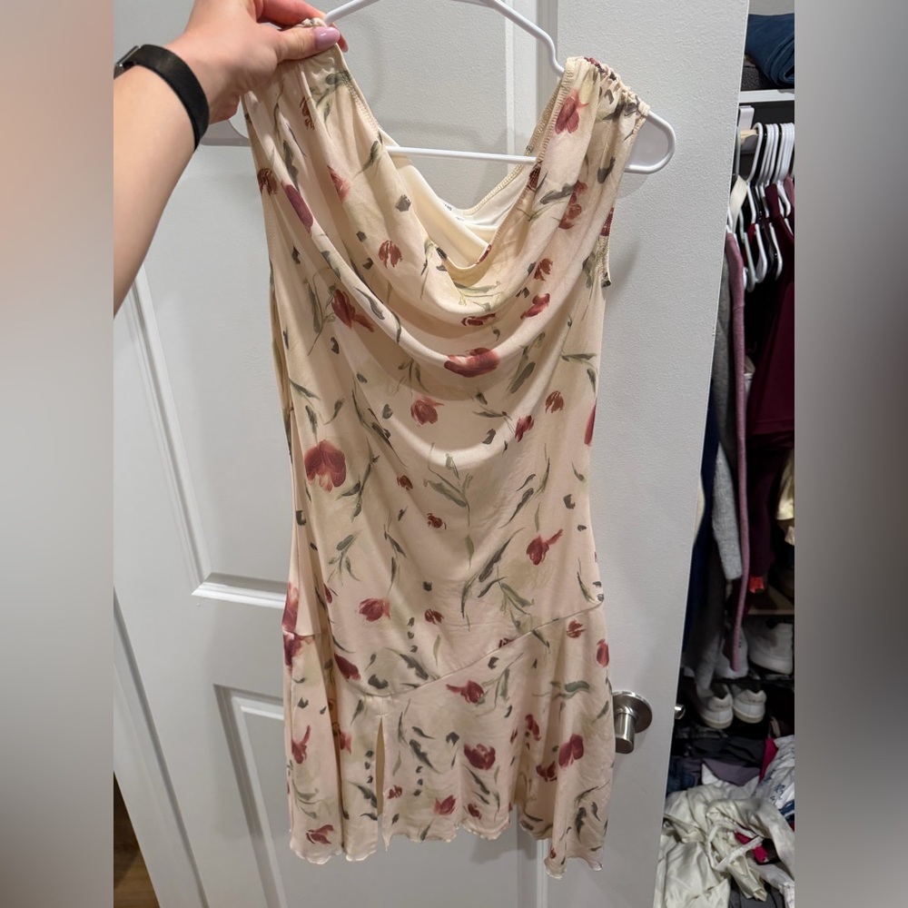 Peppermayo Cream and Pink Floral Dress
